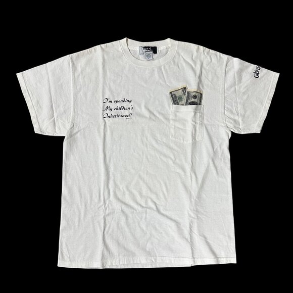 Vintage TShirt Im Spending My Childrens Inheritance Large Isle of Capri souvenir - Picture 2 of 11